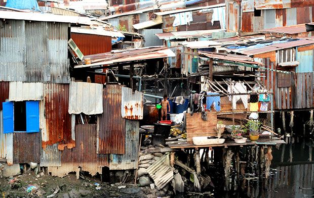 Một khu ổ chuột ở TP Hồ Chí MInh