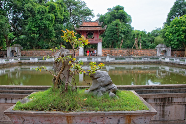 The pavilion of the constellation of literature (Khue Van Cac) in the Temple of Literature.