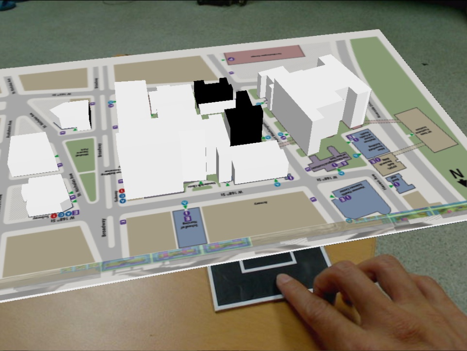 Tương tác trực tiếp với mô hình 3D thiết kế quy hoạch thông qua giao diện AR