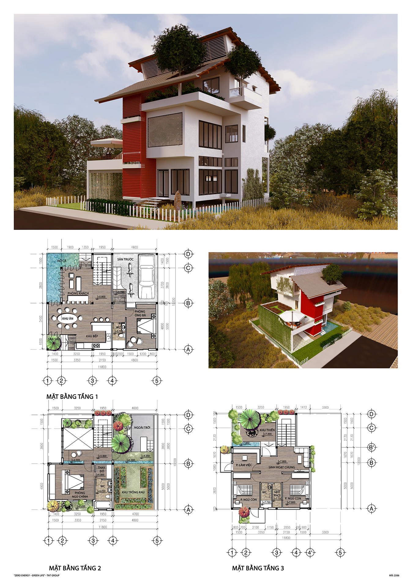 Zero Energy - Giải khuyến khích hạng mục Bán chuyên cuộc thi Ngôi Nhà Mơ Ước  - Tạp chí Kiến Trúc