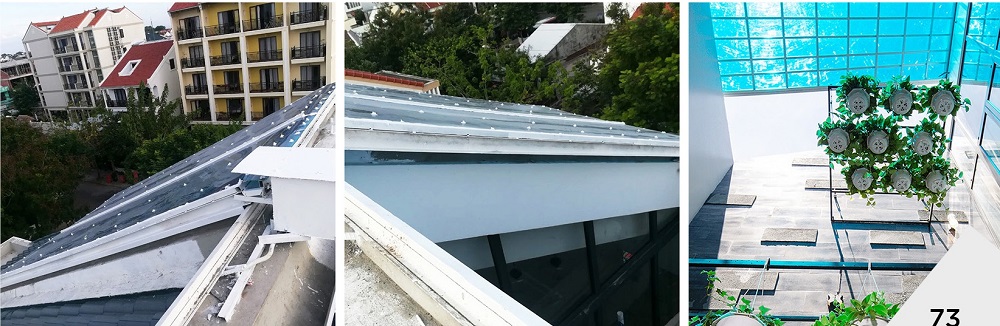Giải pháp cách nhiệt cho giếng trời – Rèm trần tự động giúp giảm nhiệt đến 60%