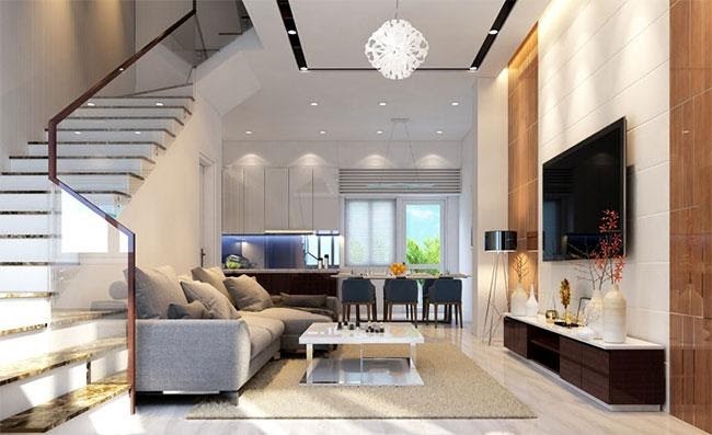 Mẫu thiết kế nội thất chung cư hiện đại tại Bắc Từ Liêm - Kiến Sang