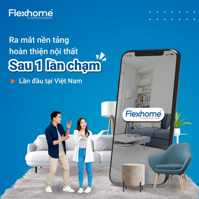 Flexhome - nền tảng hoàn thiện nội thất sau 1 lần chạm 