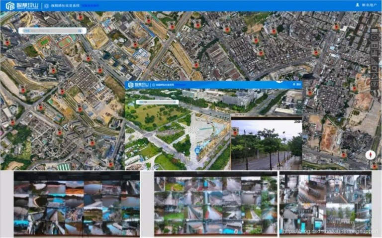 Hình 4: Thu thập dữ liệu ở các lớp không gian khác nhau của đô thị trong đô thị thông minh. Nguồn: Smart City Application in Shenzhen Pingshan District